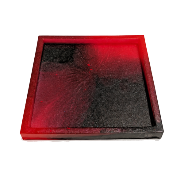 Crimson Shadow Square Coaster